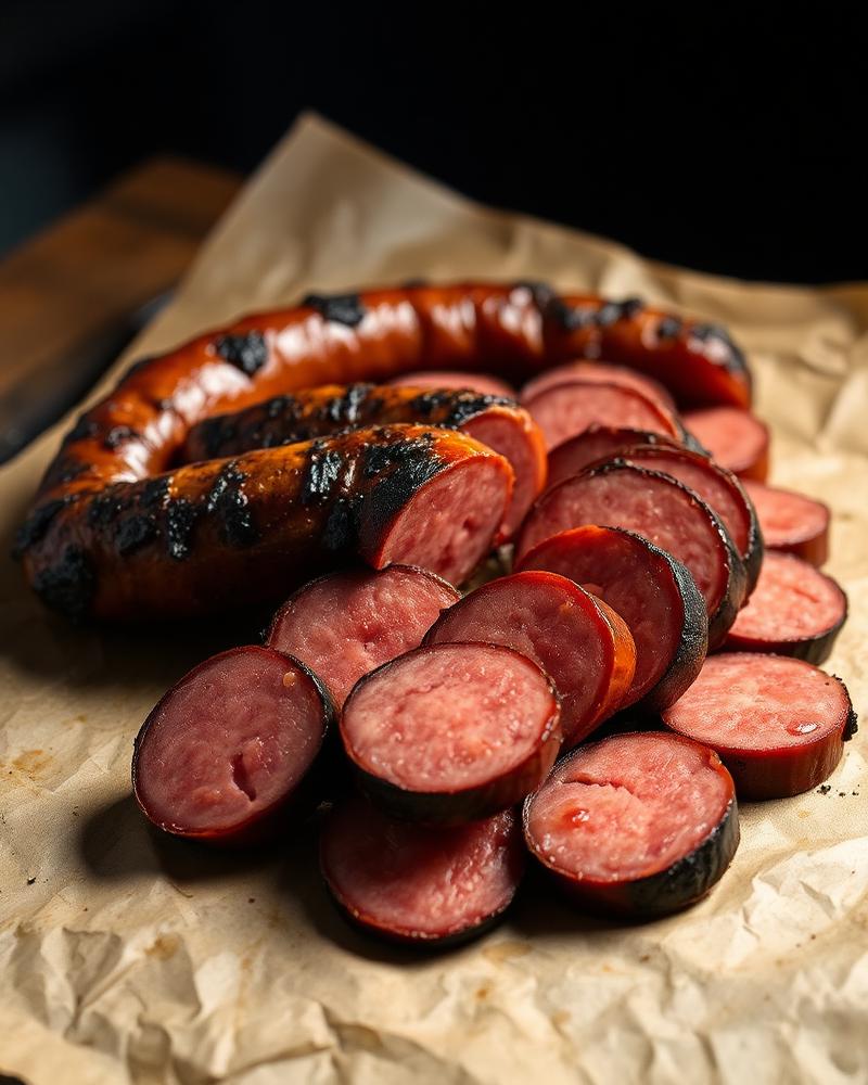 Smoked Sausage smoked by LickeyFingaz BBQ